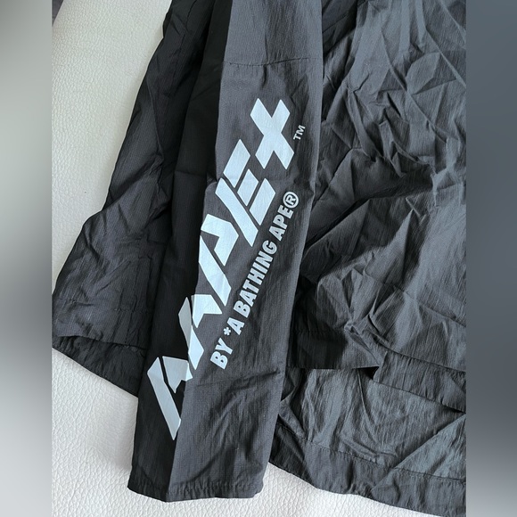 NWT-AAPE+ by A Bathing Ape (BAPE) Thin Quarter Zip Windbreaker-Men XL/Women XXL - Picture 6 of 15